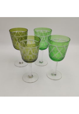 JUEGO DE 4 VASOS TIEUP VERDE