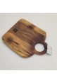 TABLA MADERA TECA AGUJERO MEDIANA