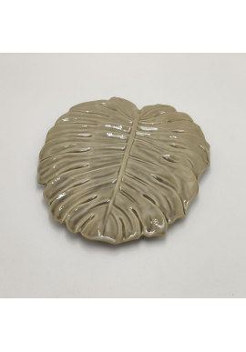 HOJA MONSTERA PARA APERITIVO TOSTADO 36 X 30 CM.