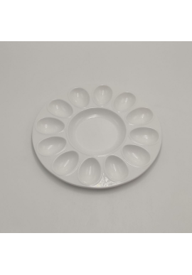 FUENTE PARA HUEVOS PORCELANA LAINE