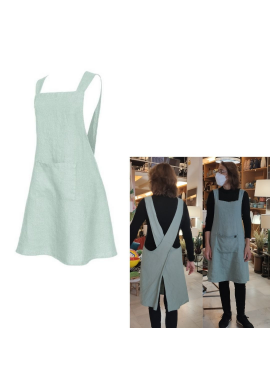 DELANTAL JAPONÉS CELADÓN