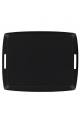 BANDEJA PLATEX LINO NEGRO 54X43 CM
