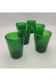 SET 6 VASOS MASA COLOR VERDE