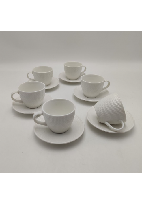 SET 6 TAZAS CAFÉ PORCELANA CÉSAR MOD. 1