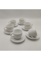 SET 6 TAZAS CAFÉ PORCELANA CÉSAR MOD. 2