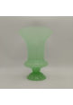 VASO DECORATIVO CON PIE VERDE JADE GRANDE