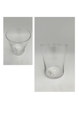 VASO VIDRIO 8,5 X 10 CM.