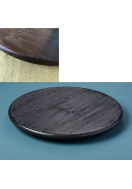 TABLA GIRATORIA MADERA DE MANGO NEGRO