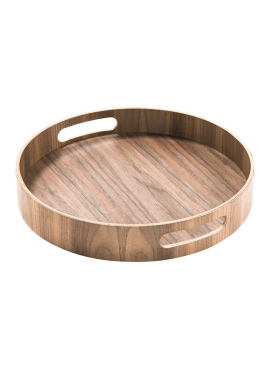 BANDEJA DE MADERA DE SAUCE 40 X 5 CM COLOR CASTANO